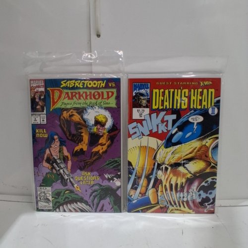 4 ASSTD MARVEL COMIC BOOKS - DEATH'S HEAD II #2, DARKHOLD #4, PUNISHER #63, DEATHLOK #22 - VARIOUS AUTHORS image 4