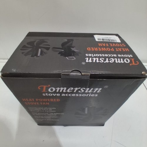 TOMERSUN STOVE ACCESSORIES 4 BLADE HEAT POWERED STOVE/FIREPLACE FAN FOR WARM AIR CIRCULATION image 3