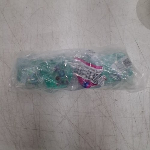 4 OCEAN-THEME SQUISHY SENSORY CUBES - 2" X 2" - TRANSLUCENT TEAL image 3