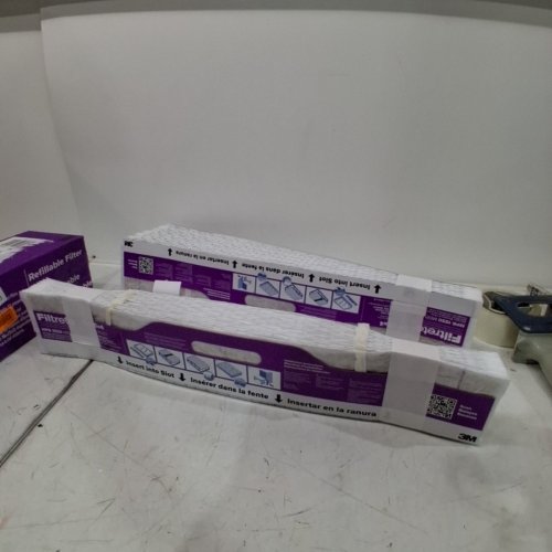 2PK FILTRETE MPR 1550 REFILLABLE AIR FILTER - 2 AIR FILTERS - 16" X 25" X 4" image 2