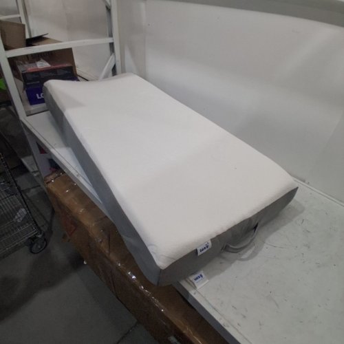 LAZYZIZI SOFT BREATHABLE FOAM MATTRESS - 54" X 24" X 6" - WHITE AND GRAY (MODEL: TFB006F-CA) image 3