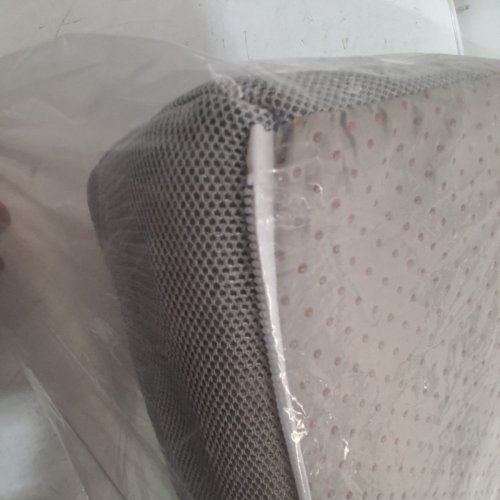 LAZYZIZI SOFT BREATHABLE FOAM MATTRESS - 54" X 24" X 6" - WHITE AND GRAY (MODEL: TFB006F-CA) image 4