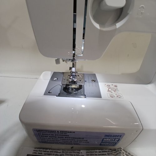 BROTHER FREE ARM ELECTRIC SEWING MACHINE - 37 BUILT IN STITCHES - 74 STITCH FUNCTIONS - 1 STEP AUTO SIZE BUTTONHOLE - WHITE (MODEL: XM3700) image 2