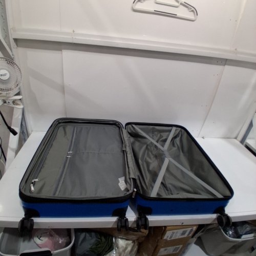 AMAZON BASICS HARDSIDE CHECKED LUGGAGE SUITCASE - 30" - LIGHT BLUE image 2