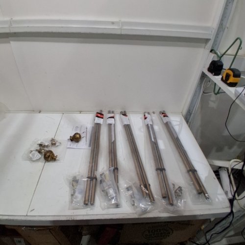 ROD DESYNE DRAPERY DOUBLE ROD SET - 28" - 48" - NICKEL FINISH image 2