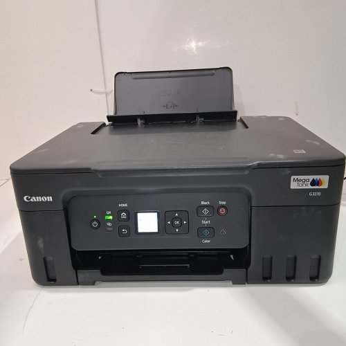 CANON PIXMA WIRELESS ALL-IN-ONE MEGA TANK COLOUR PHOTO PRINTER WITH SCANNER & COPIER - BLACK (MODEL: G3270 K10555) image 3