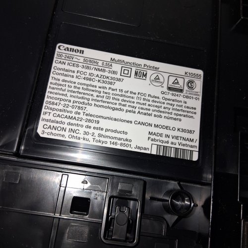 CANON PIXMA WIRELESS ALL-IN-ONE MEGA TANK COLOUR PHOTO PRINTER WITH SCANNER & COPIER - BLACK (MODEL: G3270 K10555) image 9