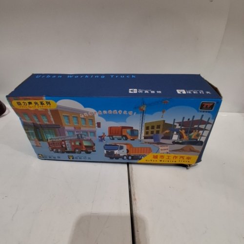 FIRE RESCUE TOY TRUCK WITH LIGHTS, SOUND AND WATER SQURTER - RED image 4
