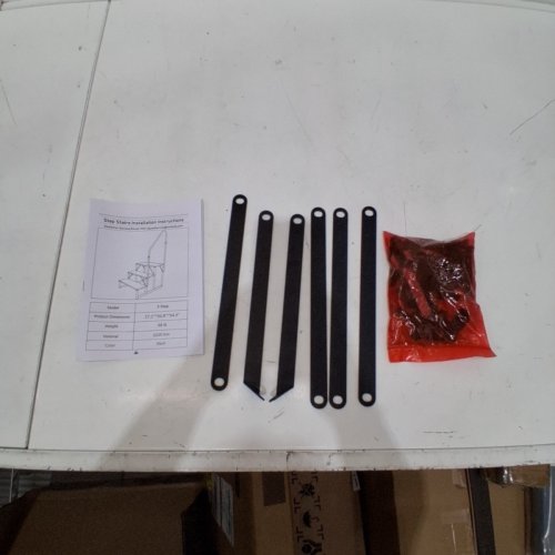 RV STEP 3 RV STEP STAIRS - 27.2" X 33.9" X 54.3" - BLACK (MODEL: FT-3) image 4