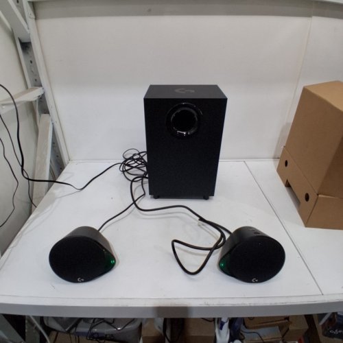 LOGITECH G560 PC GAMING SPEAKER SYSTEM WITH 7.1 DTS:X ULTRA SURROUND SOUND, GAME BASED LIGHTSYNC RGB, BLUETOOTH - BLACK - (MODEL: 980-001300) image 3