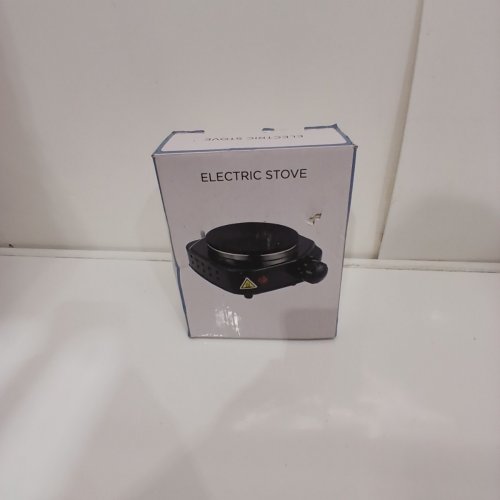 MINI PORTABLE ELECTRIC HOT PLATE STOVE - 500W, 110-127 V - BLACK (MODEL: ZD-150A) image 5
