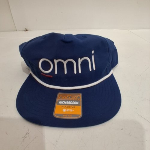 UNISEX RICHARDSON OMNI EMBROIDERED ROPE BASEBALL CAP - UPF50+ - ONE SIZE fits most - NAVY WHITE image 2