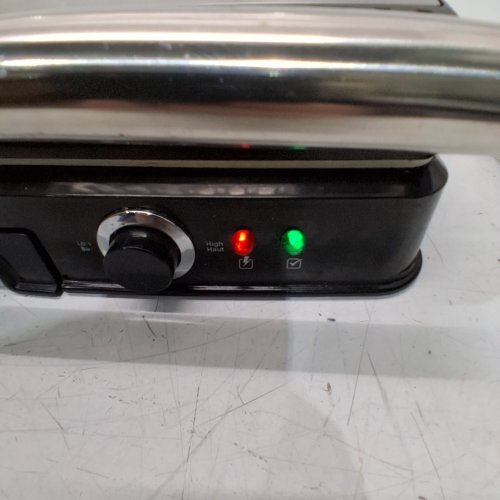 OSTER DURACERAMIC PANINI MAKER & GRILL - 120V - SILVER/WHITE (MODEL: CKSTPM6001-WT-033) image 2