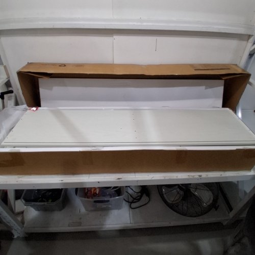 WIDE WOODEN SIDEBOARD CABINET WITH 4 DOORS AND 2 SHELVES - WHITE - (MODEL: BSB-141-WH-152) image 3