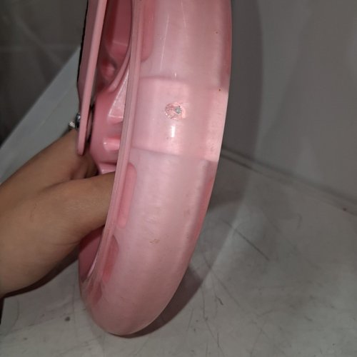 KID'S WELMOTIVE KICK SCOOTER WITH ADJUSTABLE HADNLE BARS - 110LBS CAPACITY - PINK (MODEL: 2015) image 3