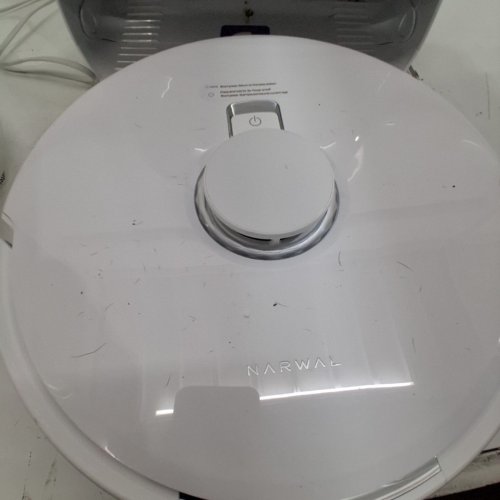 NARWAL FREO X ULTRA ROBOT VACUUM AND MOP COMBO, AUTO MOP WASHING, SELF-EMPTYING ALL-IN-ONE DIRTSENSE BASE STATION - 8200PA - WHITE (MODEL: YJCC015) image 3