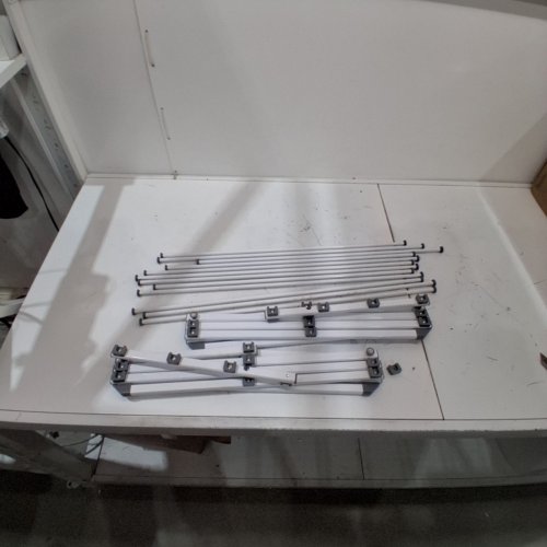 SONGMICS FOLDABLE CLOTHES DRYING RACK - 14" X 29" X 53" - WHITE (MODEL: LLR770W01V1) image 2