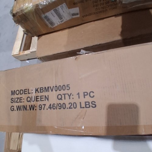 ALLEWIE LIFT UP HYDRAULIC STORAGE BED FRAME - QUEEN - WHITE (MODEL:KBMV0005) image 4