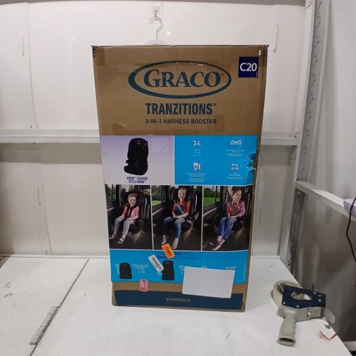 GRACO TRANZITIONS 3-IN-1 HARNESS BOOSTER SEAT - 22-100LBS - PROOF BLACK (MODEL: 2035724) image 6