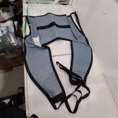 PATIENT AID PADDED U-SWING PATIENT LIFT WITHOUT HEAD REST - LARGE/ 600LBS MAX - GREY/BLACK (MODEL: PA-650L) image 3