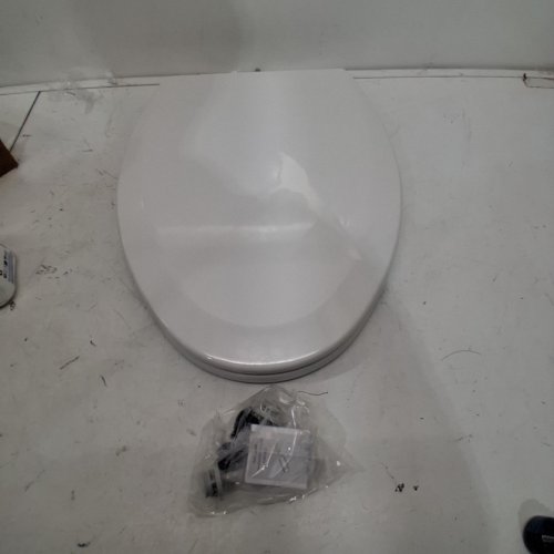 BEMIS ENAMEL WOOD TOILET SEAT COVER (1500EC-000) - WHITE image 2