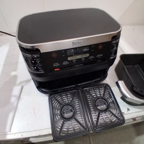 NINJA FOODI 6-IN-1 DUALZONE FLEXBASKET AIR FRYER - 7QT MEGA ZONE - BLACK (MODEL: DZ071C) image 2