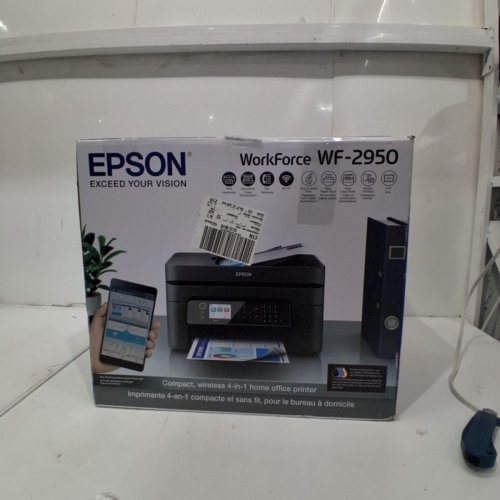 EPSON WORKFORCE WF-2950 COLOUR INKJET PRINTER WITH BUILT IN SCANNER, COPIER, FAX AND ADF - BLACK (MODEL: WF-2950) image 5
