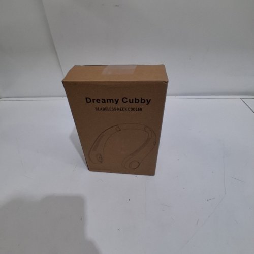 DREAMY CUBBY PORTABLE BLADELESS NECK COOLER FAN, HANDS-FREE, 360 COOLING WITH THREE SPEEDS, RECHARGEABLE BATTERY - 4000MAH - BLACK image 5