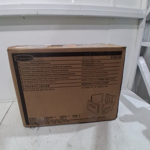 RUBBERMAID EXECUTIVE SERIES - LOCKING CABINET DOOR KIT FOR JANITORIAL CLEANING CARTS - BLACK image 4