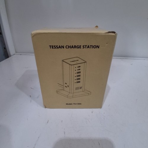 TESSAN CHARGE STATION WITH 3 OF EACH USB/USBC/AC OUTLETS - 65W - BLACK (MODEL: TS-CS01) image 5