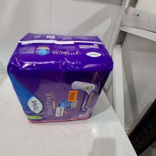 48PK TENA SENSITIVE CARE EXTRA COVERAGE OVERNIGHT INCONTINENCE PADS (MODEL: 055738/V-00) image 3