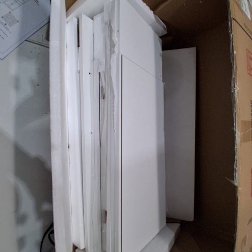 TEENFON TALL CABINET STORAGE WITH ADJUSTABLE SHELF AND DRAWERS - 11.8" X 23.6" X 57.8" - WHITE (MODEL:YSG032) image 4