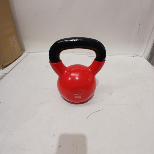 AMAZON BASICS KETTLEBELL - 35 LBS - RED image 2