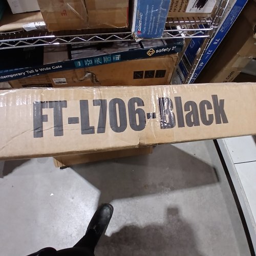 PAYLESSHERE PORTABLE FOLDABLE PICNIC TABLE - 6FT - BLACK (MODEL: FT-L706-BLACK) image 2