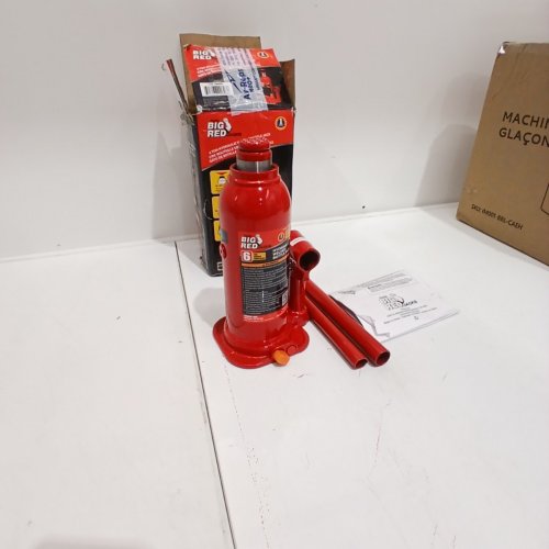 TORIN BIG RED JACKS HYDRAULIC WELDED BOTTLE JACK - 6 TON - RED (MODEL:T90603B) image 2
