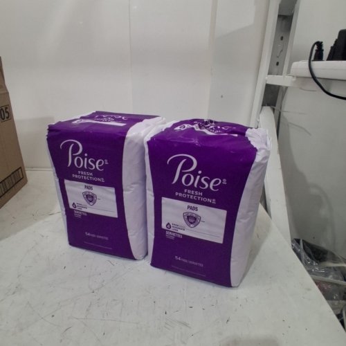 2(54PK) WOMEN'S POISE POSTPARTUM INCONTINENCE PADS - MODERATE ABSORBENCY - LONG (MODEL: 10036000474166) image 2