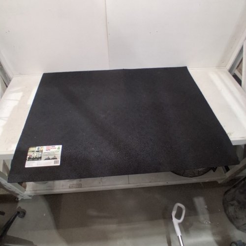 MOHAWK ALL PURPOSE REVERSIBLE RUBBER MAT FOR HOME GYM OR GARAGE - 48" X 36" - BLACK - (MODEL: 1834146) image 3