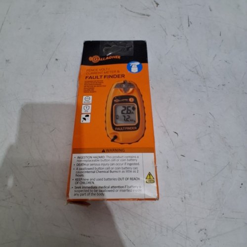 GALLAGHER FENCE VOLT/CURRENT METER AND FAULT FINDER - ORANGE (MODEL: G50905) image 3