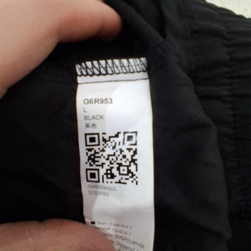 MEN'S RUNCATI ELASTIC WAIST LIGHTWEIGHT STRAIGHT LEG BEACH YOGA PANTS - LARGE - BLACK (STYLE: G6R953) image 2