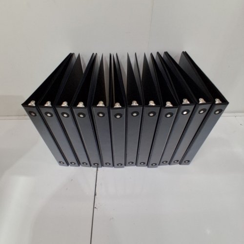 12PK CARDINAL ECONOMY 3 ROUND RING BINDERS - 1" - BLACK image 2