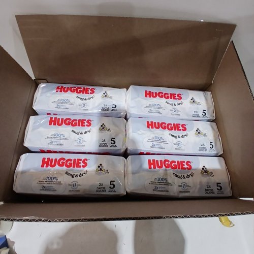 168PK HUGGIES SNUG & DRY BABY DIAPERS - SIZE 5 (27+ LBS) image 2