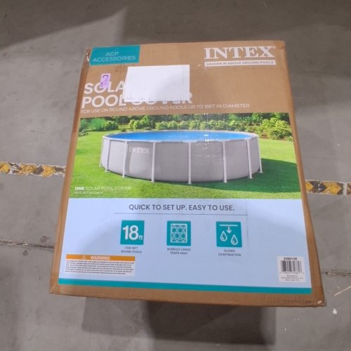 INTEX ROUND SOLAR POOL COVER - 18FT - BLUE (MODEL: 28015E) image 3