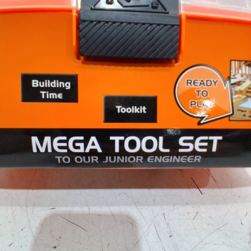 KIDS PENGSHENG TOYS JUNIOR ENGINEER MEGA TOOL SET TOY - ORANGE image 2
