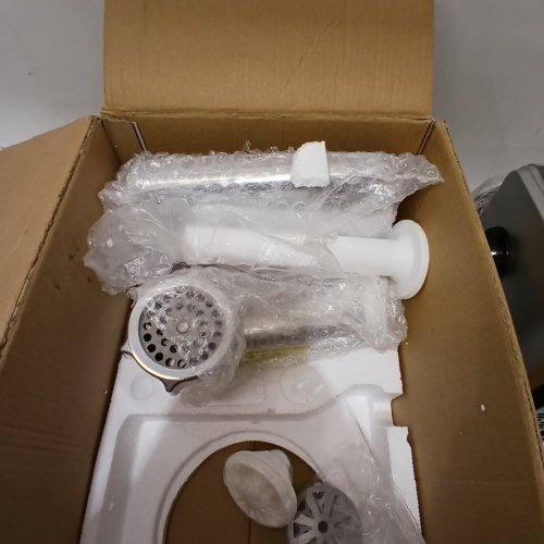 13PC SVKLHY ELECTRIC MEAT GRINDER - 3500W - SILVER/BLACK image 3