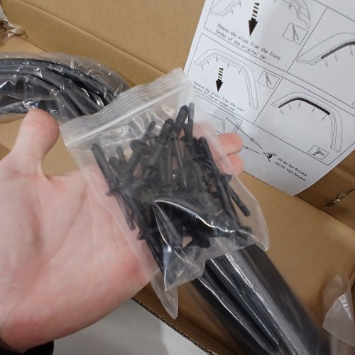 4PC FENDER FLARES FOR SELECT JEEP MODELS 2021-2025 (NOT FIT FOR 4XE) - BLACK image 4
