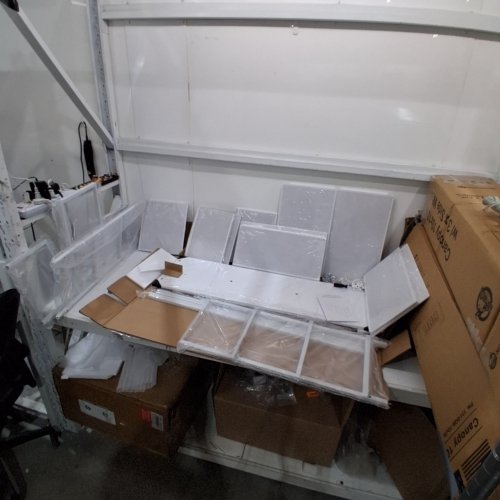 STORAGE CABINET DRESSER WITH 7 DRAWERS / REMOVABLE FABRIC BINS - 39" X 29" X 11" - WHITE (MODEL: H0101595-WHITE) image 4