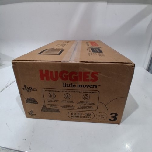 168PK HUGGIES LITTLE MOVERS BABY DIAPERS - SIZE 3 (16-28LBS) - DISNEY THE LION KING (MODEL: 56314) image 2