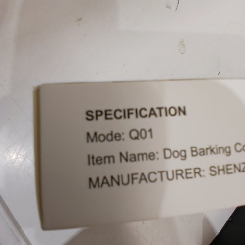 DOG ANTI-BARKING CONTROLLER WITH 50FT RANGE - 2 MODES - BLACK, ORANGE (MODEL: Q01) image 4