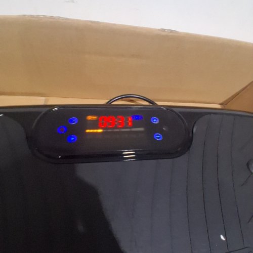 VIBRATION PLATE FOR HOME EXERCISE WITH REMOTE - BLACK image 2