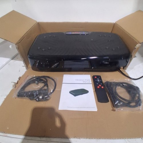 VIBRATION PLATE FOR HOME EXERCISE WITH REMOTE - BLACK image 4